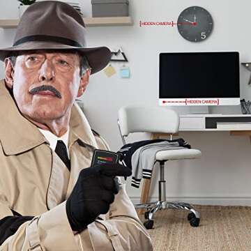 Spy-Hawk Security Pro-10G Bug Detector - Find GPS Tracker & Wireless Camera - Anti Spy Detector - Au...