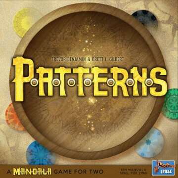 Patterns: A Mandala Game - Engaging Strategy Board Game with Unique Tea Towel Play Mat, Fun Family G...