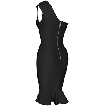 Trendy One Shoulder Mermaid Cocktail Dress for Women