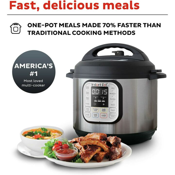 Instant Pot Duo 7-in-1 Cooker – 6 Quart