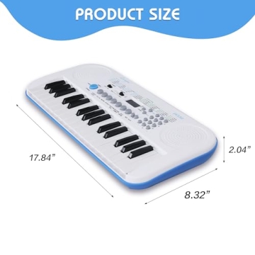 Portable 32 Key Electric Keyboard for Beginners