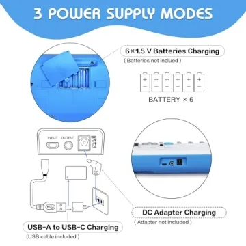 Portable 32 Key Electric Keyboard for Beginners