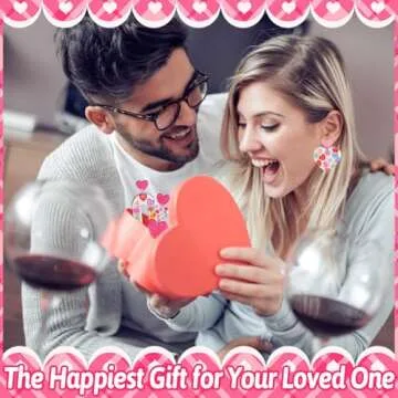 6 Pairs Valentines Earrings for Women, Valentines Day Earrings Heart Arch Bow Tassels Dangle Earrings Bulk for Women, Valentine's Day Jewelry Accessories Gifts for Women and Teens