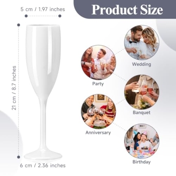 Stylish Acrylic Champagne Flutes for Any Occasion