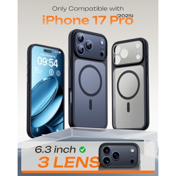 TOCOL for iPhone 17 Pro Case with Full Camera Protection and MagSafe