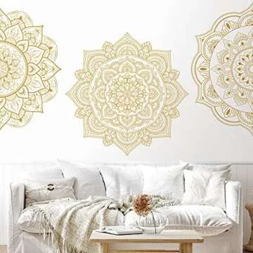 Chinco Mandala Wall Decals for Elegant Home Decor
