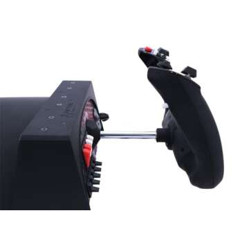 Honeycomb Aeronautical Alpha Flight Yoke & Switch Panel - Aviation Control System for Fight Simulation - Home Cockpit for Sim Enthusiasts &, Aspiring Pilots - 180 Degree Rotation - Switch Panel – PC