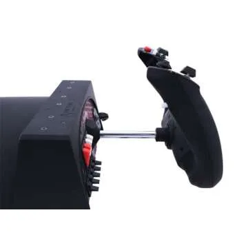 Honeycomb Aeronautical Alpha Flight Yoke & Switch Panel - Aviation Control System for Fight Simulation - Home Cockpit for Sim Enthusiasts &, Aspiring Pilots - 180 Degree Rotation - Switch Panel – PC