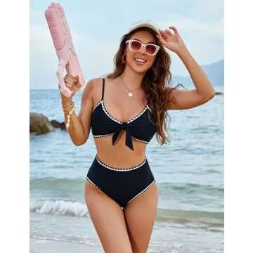 Blooming Jelly High Waisted Bikini Set for Women