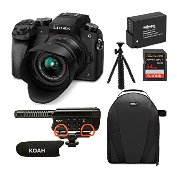 Panasonic LUMIX G7 Camera Bundle with Professional Microphone