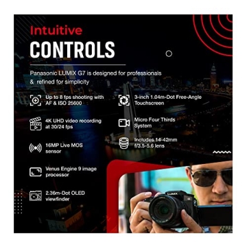 Panasonic LUMIX G7 Camera Bundle with Professional Microphone