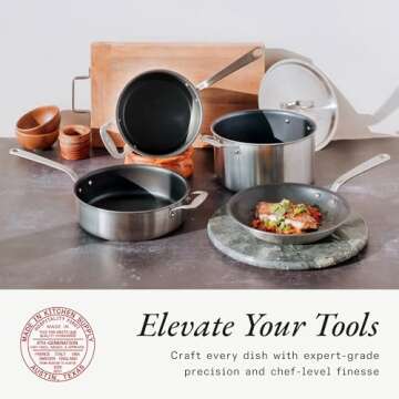 Made In Cookware Non Stick 7 Piece Set for Healthy Cooking