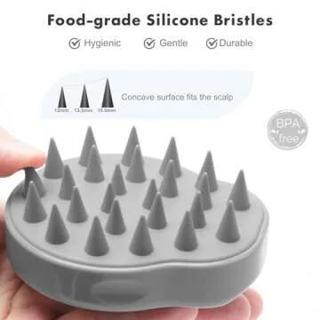 FREATECH Hair Scalp Massager Shampoo Brush for All Ages