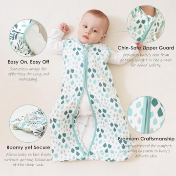 Cute Castle Baby Sleep Sack 0-6 Months - 100% Cotton Comfort
