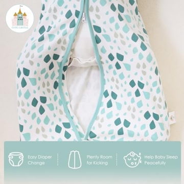 Cute Castle Baby Sleep Sack 0-6 Months - 100% Cotton Comfort