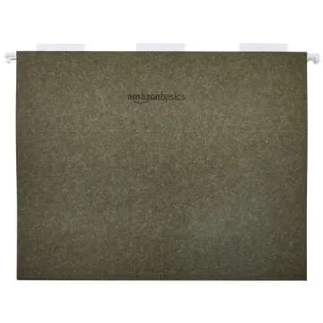 Amazon Basics Hanging File Folders, 75 Count for Easy Organization
