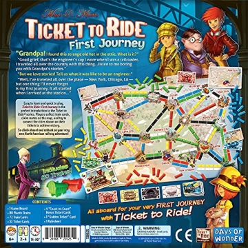 Ticket to Ride First Journey Fun Family Board Game