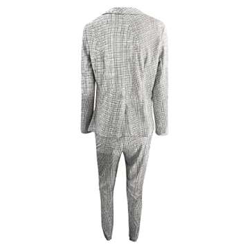 Tapanet Womens Pants Suits Dressy Business Casual Outfits 2 Piece Blazer Sets Open Front Blazers and Slim Fit Pants Suits Set