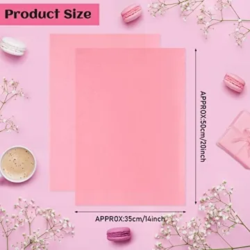 Vibrant Pink Tissue Paper - 120 Sheets for All Occasions