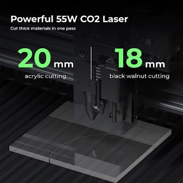 xTool P2 Smart 55W CO2 Laser Cutter for Creative Projects
