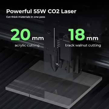 xTool P2 Smart 55W CO2 Laser Cutter for Creative Projects