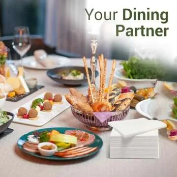 Yazmyn Store 500 Pack White Cocktail Napkins for Parties