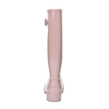 DKSUKO Women's Tall Rain Boots Waterproof & Stylish Pink
