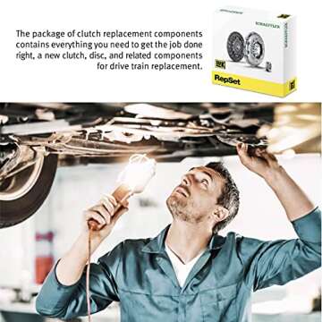 Schaeffler LuK RepSet 17-014 Clutch Kit, OEM Clutch Replacement Kit