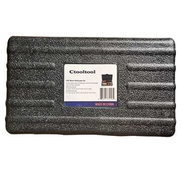 Ctooltool 15Pcs Metric Thread Chaser Set, Universal Rethreading Tool Rethreader Taps & Dies Thread Restorer Kit, Rethread Repair Tool