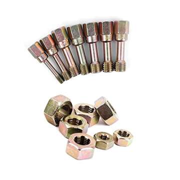 Ctooltool 15Pcs Metric Thread Chaser Set, Universal Rethreading Tool Rethreader Taps & Dies Thread Restorer Kit, Rethread Repair Tool