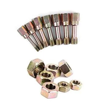 Ctooltool 15Pcs Metric Thread Chaser Set, Universal Rethreading Tool Rethreader Taps & Dies Thread Restorer Kit, Rethread Repair Tool