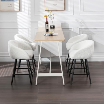 Zesthouse Swivel Counter Stools Set of 2 for Modern Kitchen