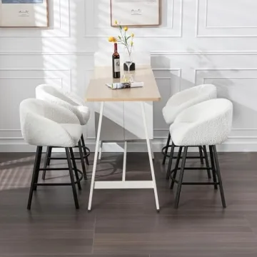 Zesthouse Swivel Counter Stools Set of 2 for Modern Kitchen