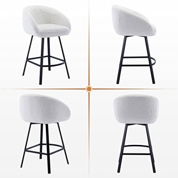 Zesthouse Swivel Counter Stools Set of 2 for Modern Kitchen