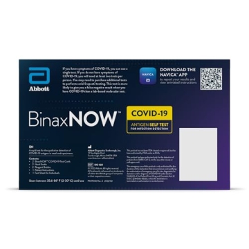 Reliable BinaxNOW COVID-19 Antigen Self Test with Fast Results