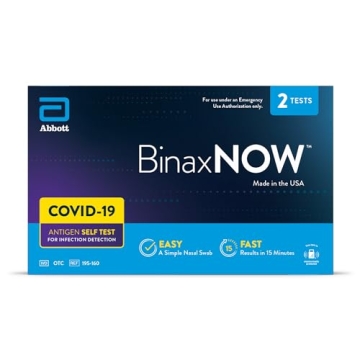 Reliable BinaxNOW COVID-19 Antigen Self Test with Fast Results