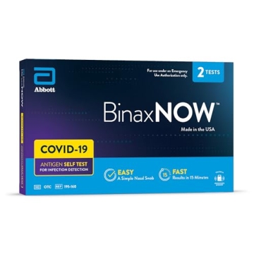 Reliable BinaxNOW COVID-19 Antigen Self Test with Fast Results