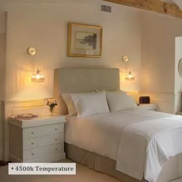 Shenmoyl Vintage Wall Sconce Wall Lamp with Amber Striped Shade Pattern Glass Adjustable Chain Retro Gold Wall Mounted Light, Modern Wall Lamp Fixtures Decor for Bedside Bedroom Indoor Doorway