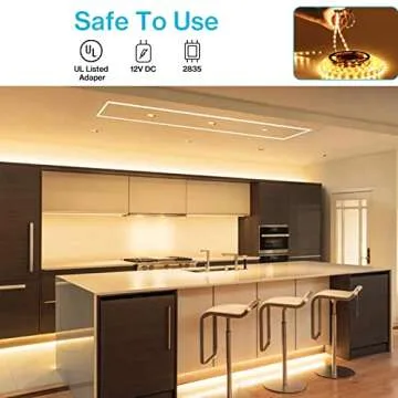 Olafus 16.4ft Dimmable LED Strip Lights for Home