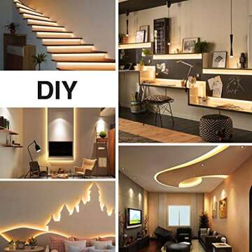 Olafus 16.4ft Dimmable LED Strip Lights for Home