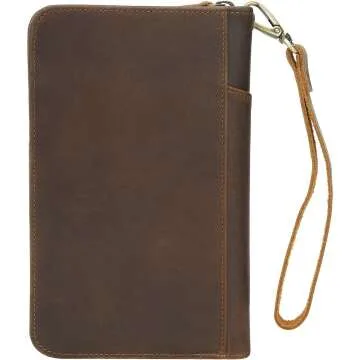 Full Grain Leather Passport Holder & Wallet for Travel