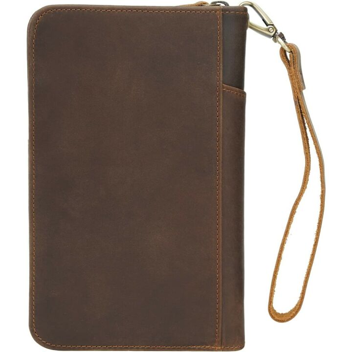 Full Grain Leather Passport Holder & Wallet for Travel