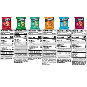 PopCorners Popped Corn Snacks, Sampler Pack, 1 Ounce (Pack of 20) (Packaging May Vary)