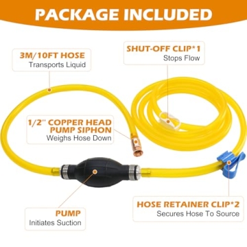 Efficient Gasoline Transfer Pump - Portable Fuel Pump
