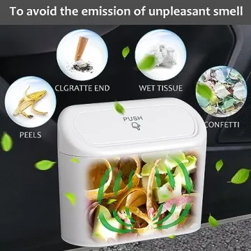Accmor Mini Trash Can for Vehicles - Clean and Tidy
