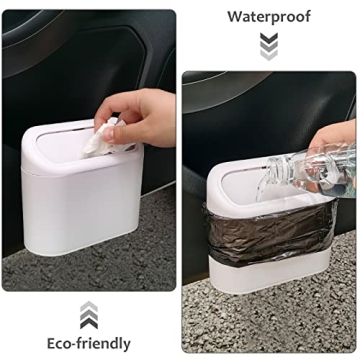 Accmor Mini Trash Can for Vehicles - Clean and Tidy