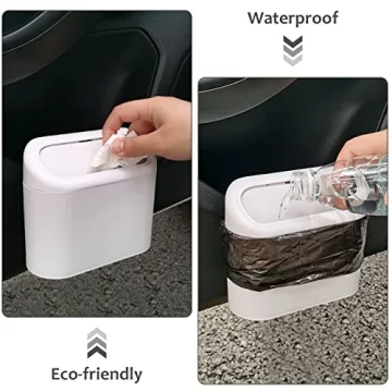 Accmor Mini Trash Can for Vehicles - Clean and Tidy