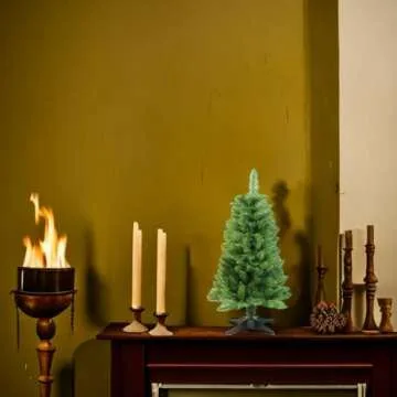 Compact 3FT Christmas Tree with 160 Tips for Decor