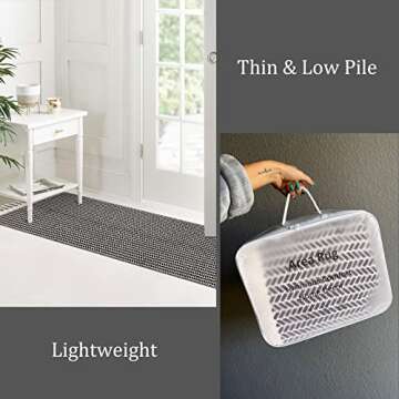 Lahome Boho Rug: Washable, Cotton Area Rug with Tassels