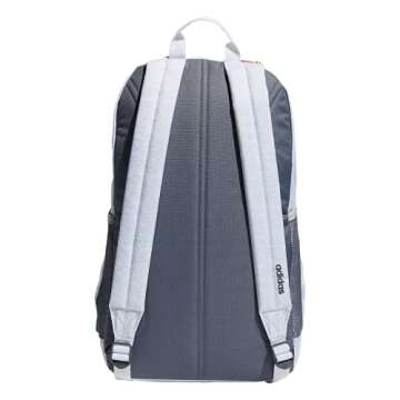 adidas Classic 3S 4 Backpack, Jersey White/White Rainbow, One Size